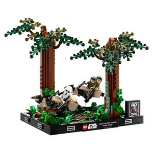 Lego Star Wars Endor Speeder Chase Diorama